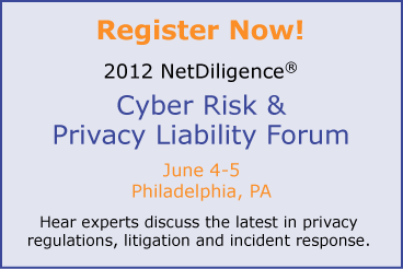 NetDiligence Cyber Risk & Privacy Liability Conference